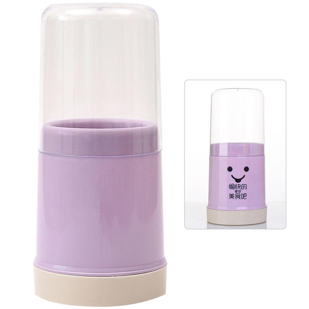 Круглая подставка для кухонных принадлежностей с крышкой, легко моющаяся, закрытый держатель для столовых приборов и кухонной утвари для палочек для еды, ложек, вилок