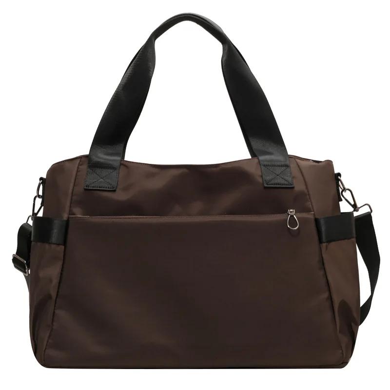 Новая женская дорожная сумка, спортивная и фитнес-сумка, универсальная усовершенствованная сумка для поездок на работу, упрощенная тканевая сумка