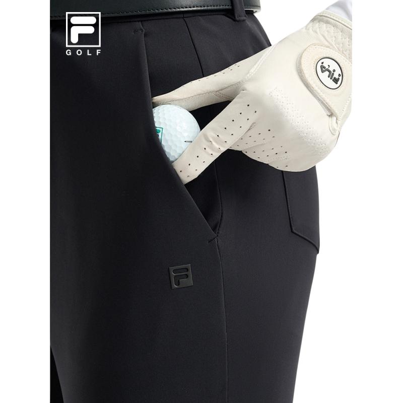 Fila Классическая мода серии Golf Простые повседневные универсальные удобные вязаные спортивные брюки Женские низы A11W545603FBK