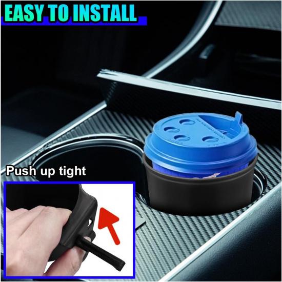 Hanging Car Cup Holder, Multi-Function Cup Holder Organizer with Air Vent Clip, Auto Window Door Drink Holder for Cellphone Pen Coffee Key Bottle
