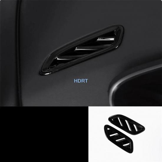 Car Styling Black Interior Sticker Gear Shift Window Control Panel Air Vent Outlet Cover For Buick GL8 Avenir Luxury PHEV 2024 +