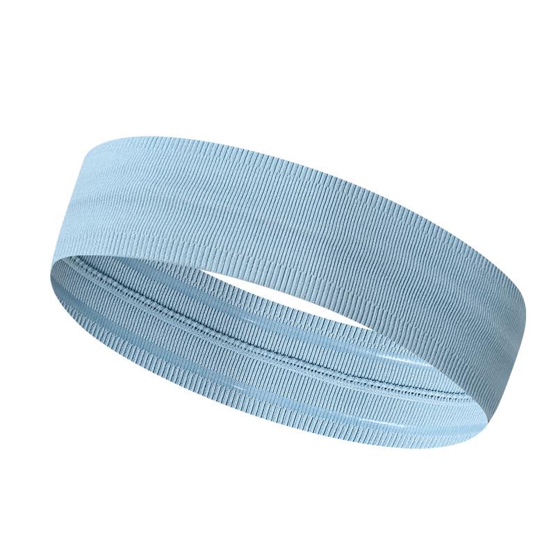 Дышащая Нескользящая Силиконовая Спортивная Повязка на Голову для Мужчин и Женщин - Высокая Эластичность, Влагоотводящая для Йоги, Фитнеса и Бега.