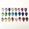 20pcs Vibrant Teardrop Crystal Rhinestones, 8x13mm Faceted Glass Beads In Assorted Colors for DIY Crafts, Nail Art, Jewelry Making