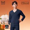 MiiOW Men's and Women's V-Neck Thermal Cardigan Top