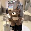 3D Cartoon Teddy Bear Plush Backpack for Girls