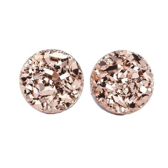 1 пара зажимов для ушей, блестящие, непрокалывающие, безболезненные, с геометрическим гальваническим покрытием, для женщин и мужчин, магнитные шпильки