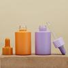 Флакон-капельница цвета макарон Цветное стекло Косметический флакон-диспенсер 30 мл Флакон для масла аттар Женщины