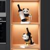 Panda Wine Rack Cute Animal Wine Stand Enhances Homes Aesthetic As Functional Decors Counter top Wine Display