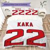 AC Milan Pattern Bedding uilt Set uilt Cover Pillowcase Home Decoration Birthday Gift (1 * duvet cover + 2 * pillowcase  without core)06
