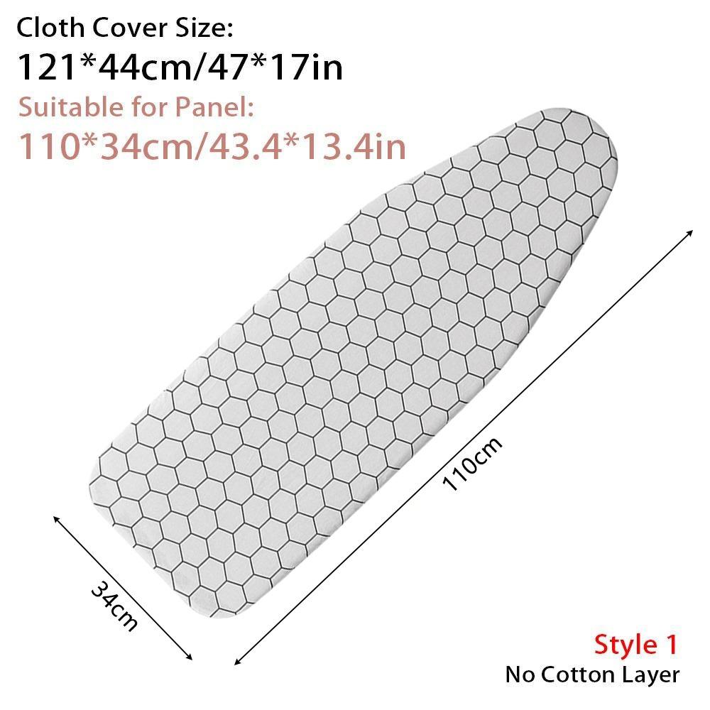 1Pcs With Elastic Edge Ironing Board Cover Stain Resistant Ironing Cover For Ironing Table