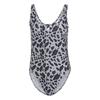 Womens/Ladies Essentials Animal Print U-Back One Piece Swimsuit