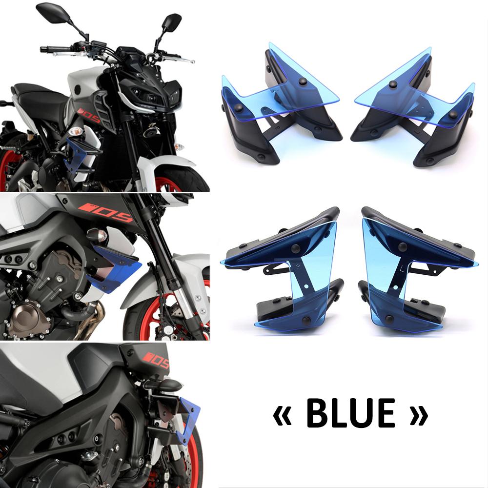 Для Yamaha MT-09 MT09 MT 09 SP детали мотоцикла боковая прижимная сила голые спойлеры с фиксированным обтекателем крыльев, дефлекторы крыльев 2017