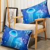 Marine Life Pattern Sheet Three-Piece Digital Printed Sheet Bedding Set Adult Children