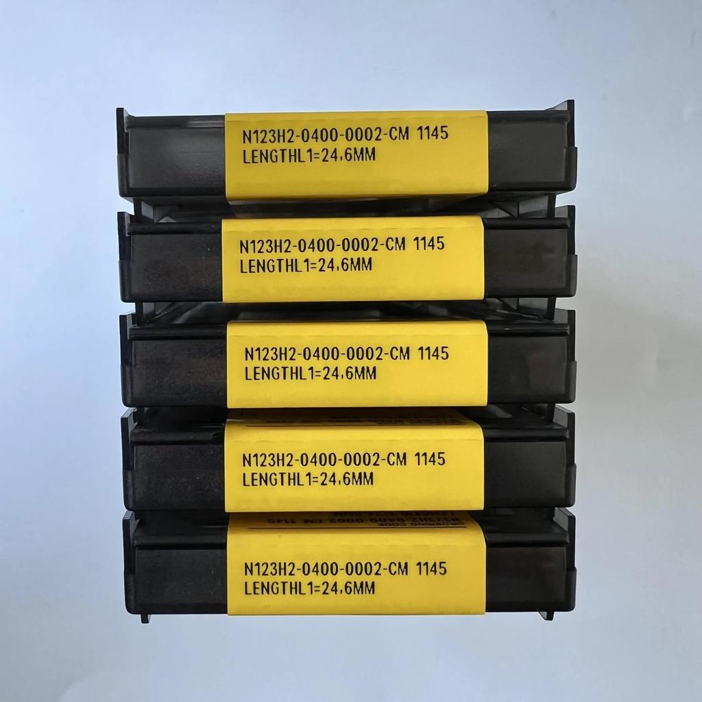 Original Sandvik / N123H2-0400-0002-CM 1145 CNC Lathe Carbide Blade 10 PCS
