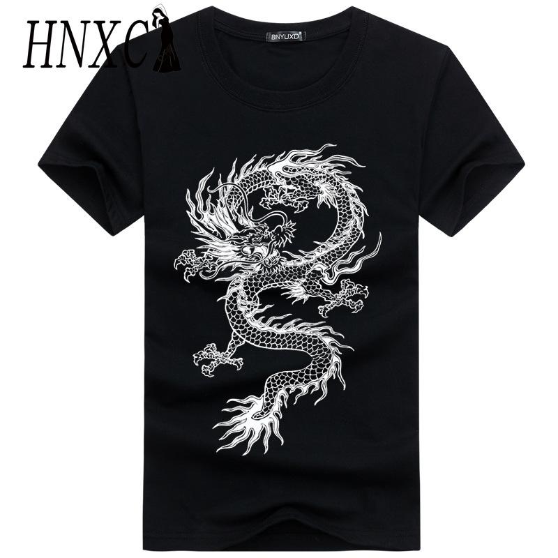 HNXC Хлопковая футболка с коротким рукавом, мужская модная свободная рубашка с половиной рукава, сострадательная рубашка с принтом