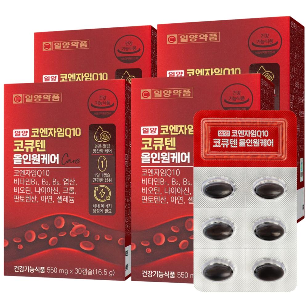 Ilyang Pharmaceutical Coenzyme Q10 All-in-One Care 4 pcs, 30 tablets