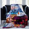 1pc. Frozen II Anna & Elsa & Olaf Design Blanket, Home Office Outdoor Gift (80x120cm)