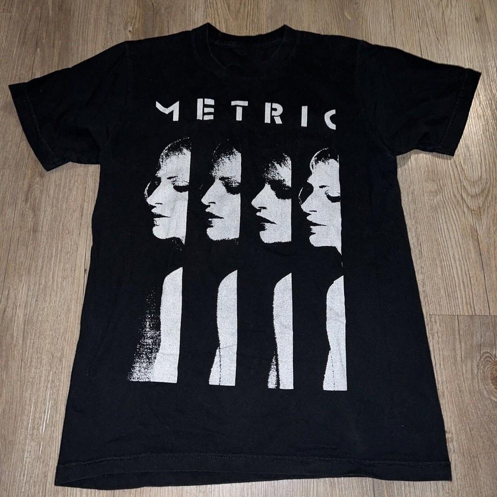 Vintage Metric Band Cotton Unisex All Size T-Shirt 22D64 Unisex T-Shirt