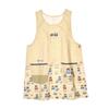 Side Button Apron Animal Mode 258031 Beige [Kusuguru Japan] M-L