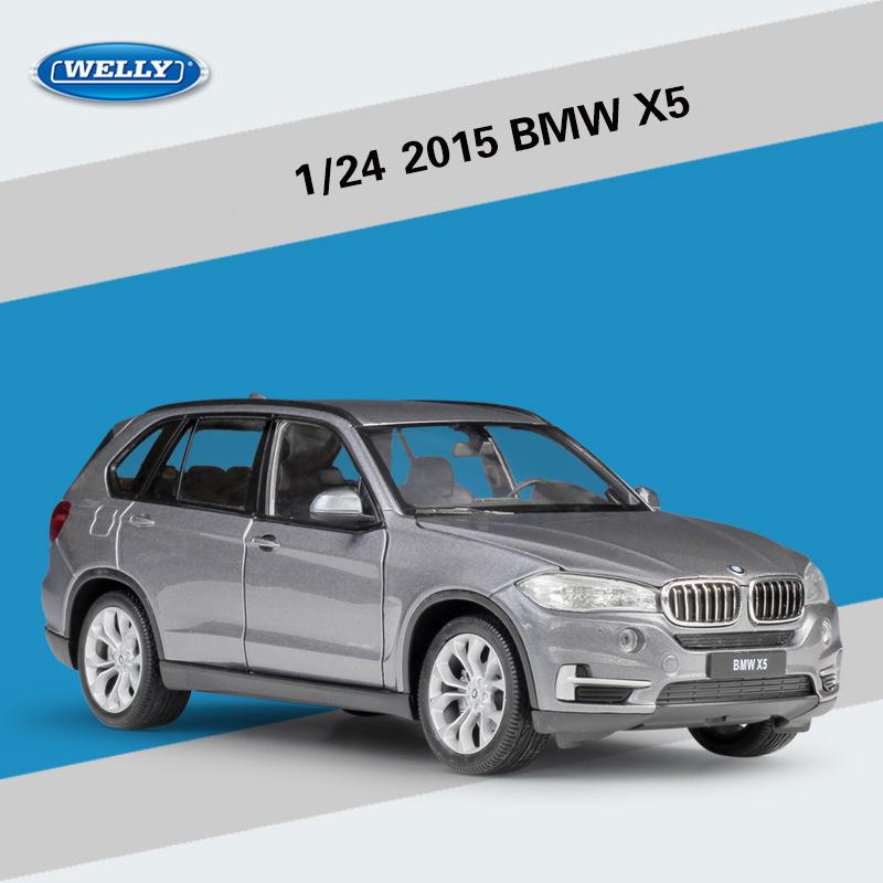 1/24 WELLY BMW X5 модель автомобиля из сплава, литая под давлением металлическая игрушечная модель автомобиля, высокая имитация, коллекция, детские подарки