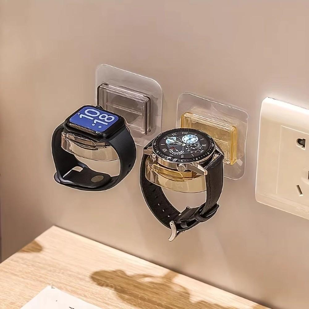 Adhesive Watch Charging Stand Multi-Functional Smart Watch Holder Home Organization
