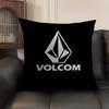 Fashion VVolcomS LOGO Cushion Cover Natural Linen Organic Fabric DoubleSided Printing Sofa Home Decor Gift Pillow Case