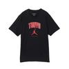 Jumpman FW24 MJ Токио Город LBR SS Серия Crew Простая Универсальная Мягкая Футболка с Коротким Рукавом Мужские топы Черный HQ0394-010