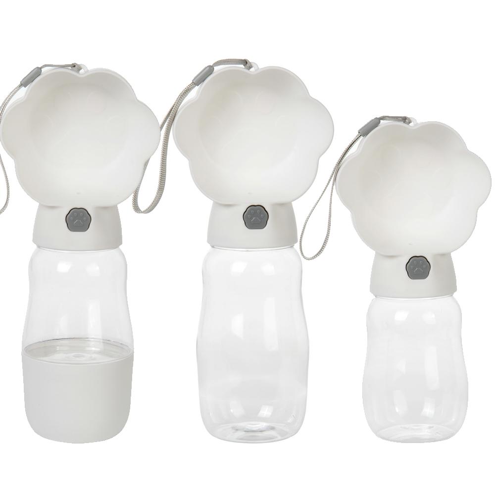 2 в 1 большая бутылка для воды для собак, переносные миски для поения собак для маленьких и больших собак, дизайн лапы, кормушка для щенков, товары для животных