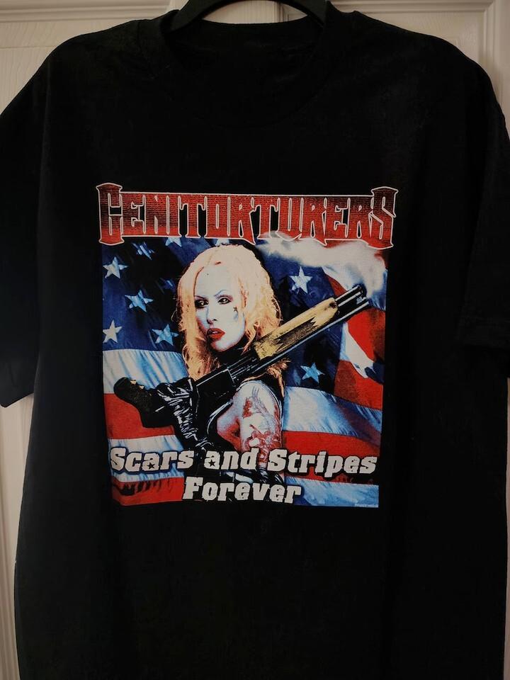 Genitorturers scars and stripes forever tour T-shirt Unisex Tee S To 5Xl ZL042