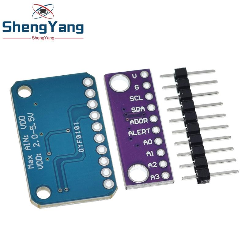 TZT 1/2/5 шт. 16-битный I2C модуль ADS1115, 4-канальный, с усилителями Pro Gain