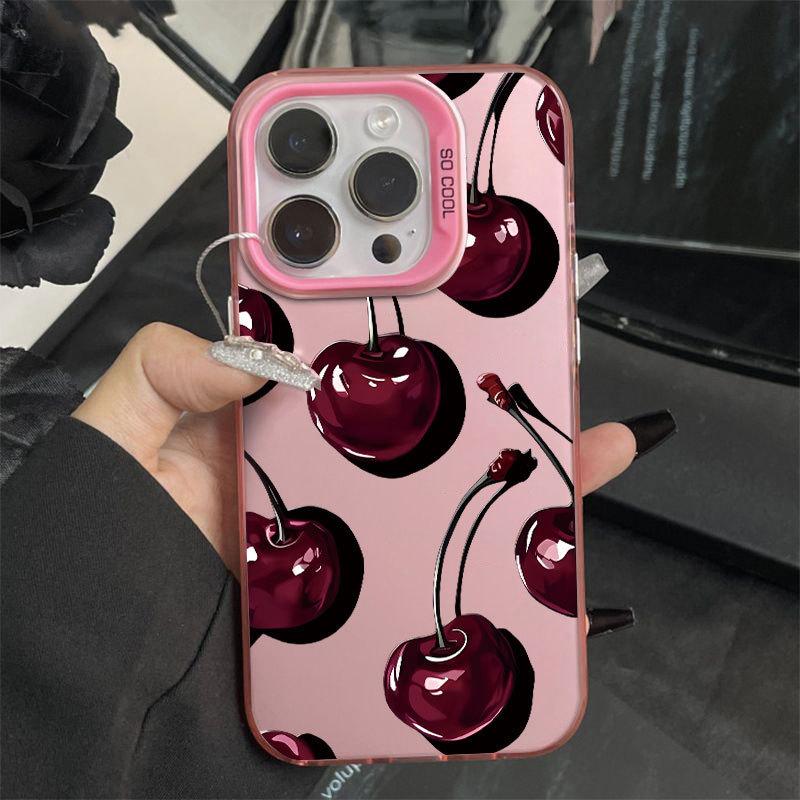 Чехол для мобильного телефона Cherry для Apple 16 iPhone14 13 12 11promax15 матовый XR цвет серебристый 78p