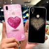 Чехол для Vivo V9 Youth 1727 1726 Милый Чехол с Рисунком Сердечка Мягкий Тонкий Чехол для Телефона Для Vivo Y85 Y89 V 9 Youth VivoV9 6GB Fundas