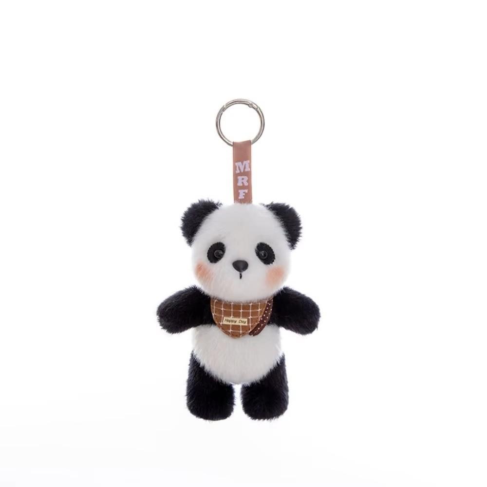Furry Plush Animal Pendant PP Cotton Plush Backpack Pendant Stuffed Doll Keyring Boy Girl Gift