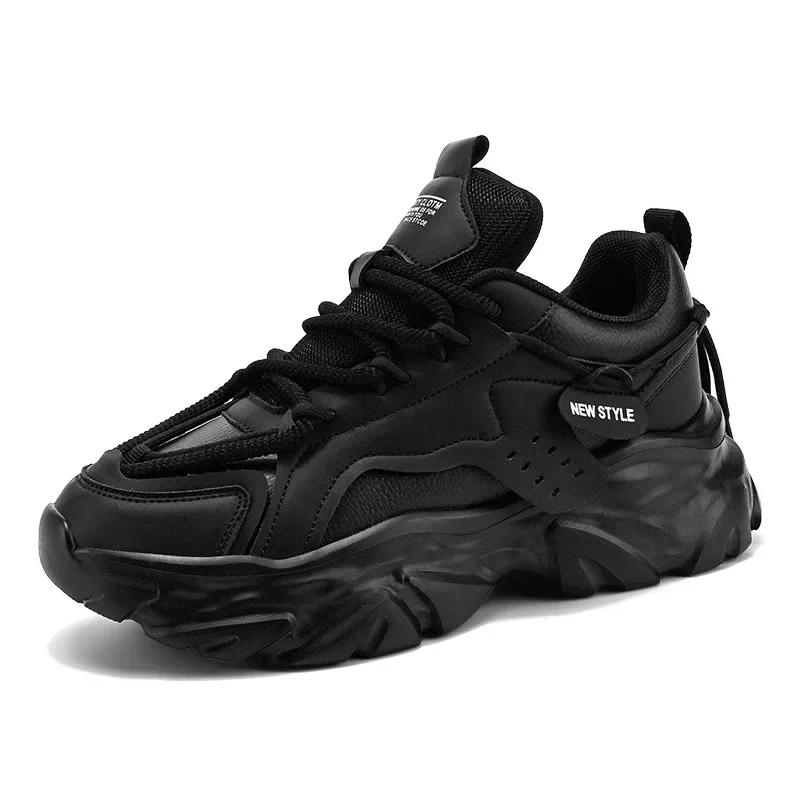 Белые Кроссовки Спортивные Повседневные На шнуровке Мужские Легкие Вулканизированные Туфли для Ходьбы Zapatillas Hombre Мужские 2024 Мода Мужские