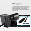 Revotech Mini 3MP POE IP Caméra,Zoom Manuel 2,8-12mm,Alimentée par PoE,Caméra Sécurité Domestique CCTV