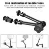 11 Inch Adjustable Friction Articulating Magic Arm + Clamp For Camera Lcd Monitor Led Flash Light Studio Camera Accessories