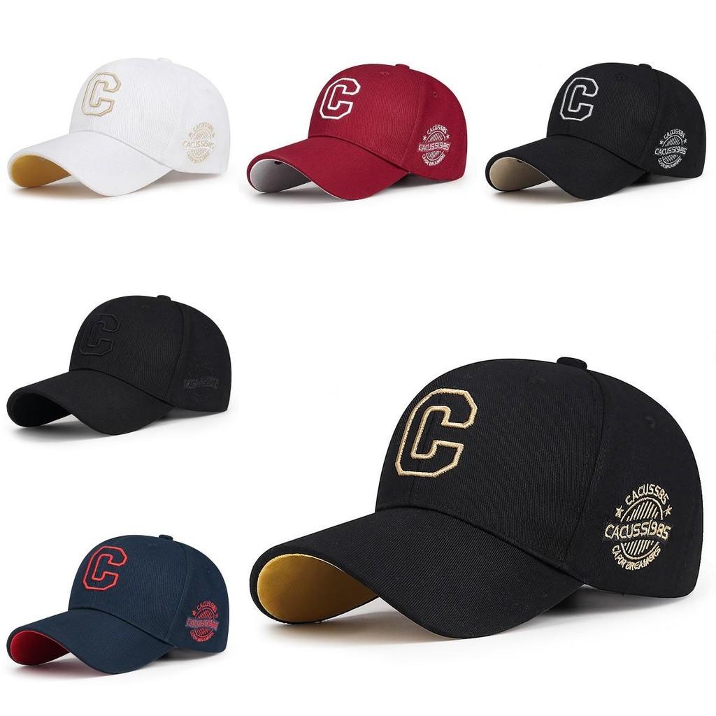 Бейсболка с вышивкой буквы C, регулируемая, с козырьком для защиты от солнца, подарочная
