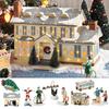 Christmas Village Ornament Christmas Vacation Village Snow Village For Holiday Decorations Griswold Style House Xmas Ornaments