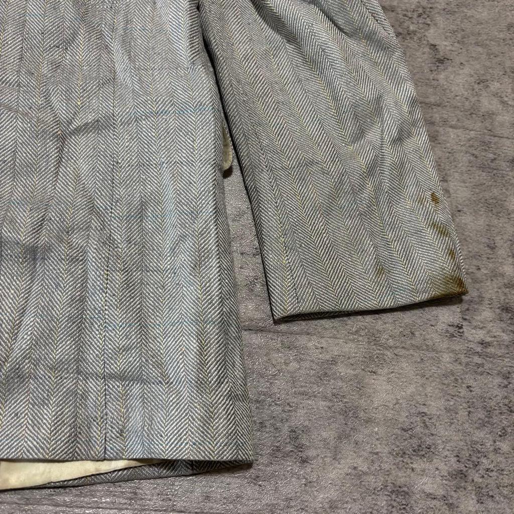 Used 90s USA-made Burberrys 100% Silk Tailored Jacket