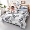 2025 NEW Summer Washed Cotton Quilt Air-conditioning Comforter Soft Breathable Thin Daisy Print Bedspread Bed Cover Home Textiles