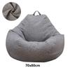 Lazy Sofas Cover Large Bean Bag Cover Without Filler Adults Couch Living Room Bedroom Home Tatami Lounger Comfortable Seat Cover