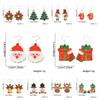 1Pair Handmade Sew Santa Claus  Earrings Christmas Tree Xmas  Eardrop Christmas Earring  Party