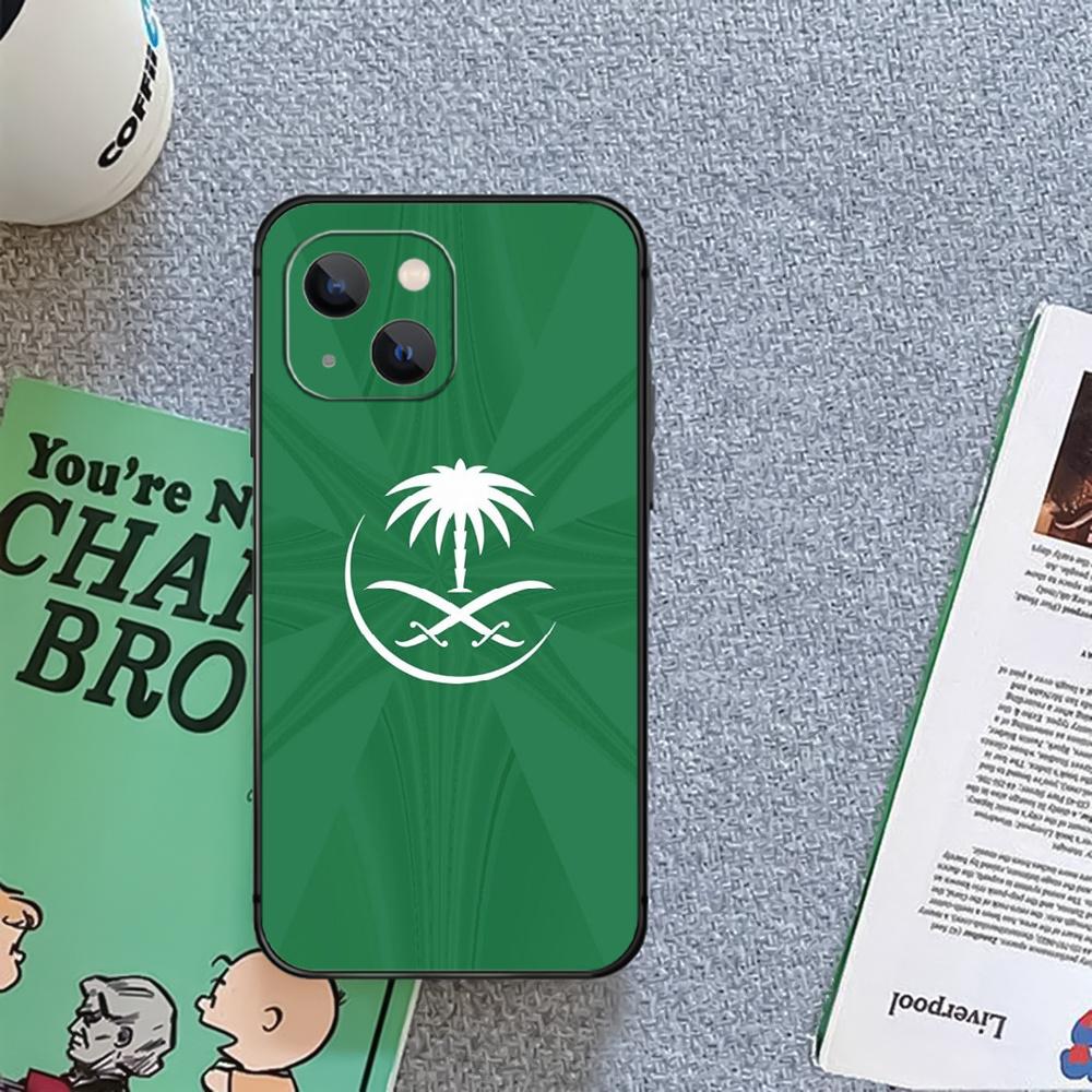 Чехол для телефона с флагом Королевства Саудовская Аравия для iPhone Xiaomi Mi Samsung Galaxy Redmi Note AS 11 12 13 14 15 22 23 24 5G Pro Plus Max Fe Ultra