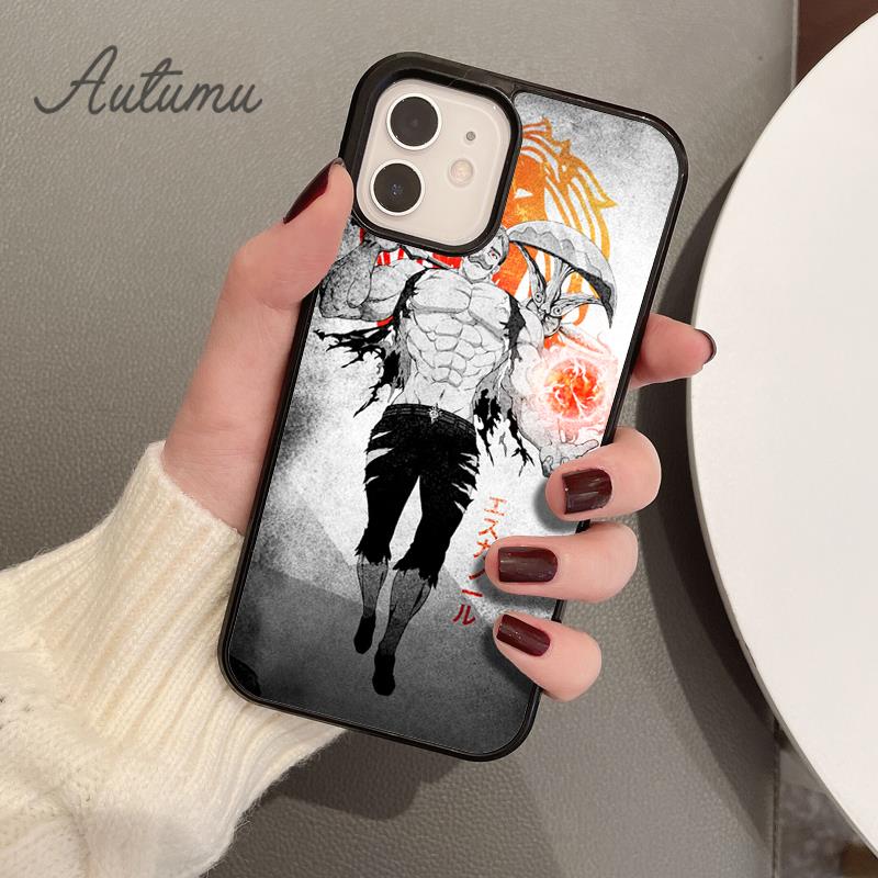 Чехол для телефона Escanor «Семь смертных грехов» для iPhone 11 12 13 14 Pro Max mini XR XS SE 2020 7 8 Plus Galaxy S21 S22