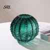 Luxury Room Aesthetic Decor Cactus Glass Vase, Transparent Modern Flower Vase for Dried Flowers & Fresh Versatile Home Accent Floral Arrangements,