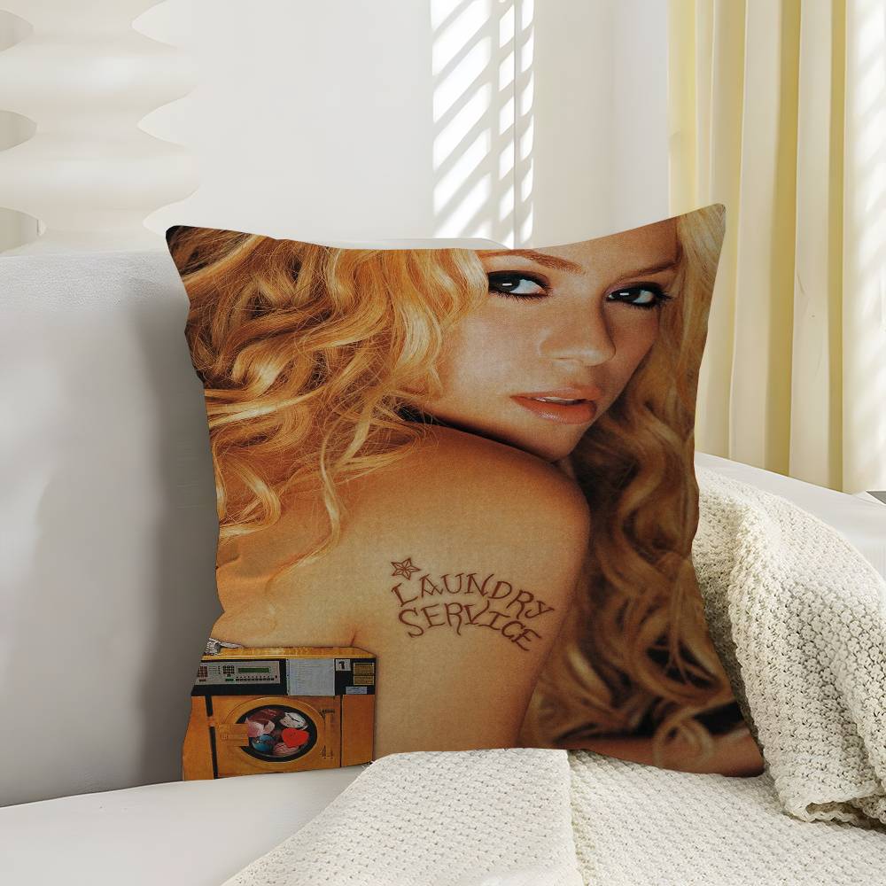Pop Culture Graphics Shakira Pillow Cushion Cover Pillowcase Living Room Sofa Home Decor Customized