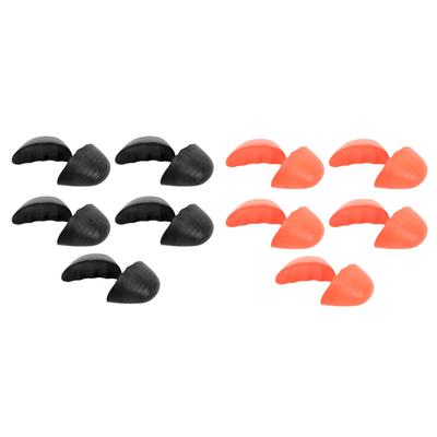 5 пар круглых вставок для носка, утолщенный пенополиуретан, уменьшающий размер обуви, нескользящий наполнитель для носков для высоких каблуков