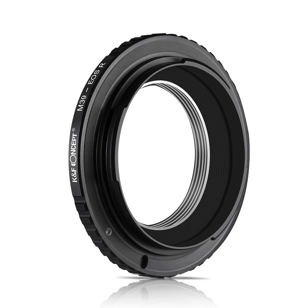 CONCEPT Mount Adapter for Leica M39 Lenses To Canon EOS R Leica Compatible L39 Lenses To Canon RF Lenses for Infinity Focus K&F Cameras,