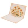Pop-Up Greeting Card 3D Flower Bouquet Card Handmade Rose Sunflower Tulip Gift Card for Mother's Day Graduation Anniversary