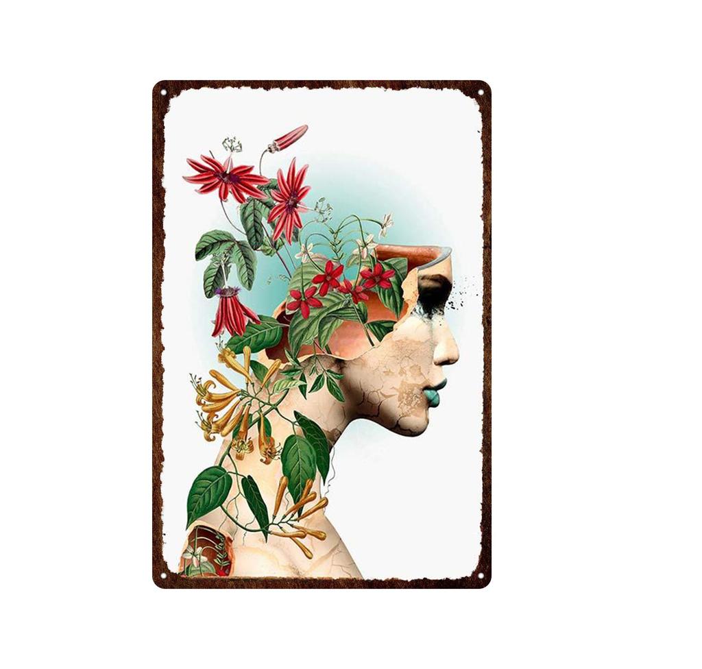 Скелет Череп Металлические Оловянные Вывески Мексиканский Фестиваль День Мертвых Доска Настенная Живопись Плакат Партии Магазин Домашние Тату-салоны Декор